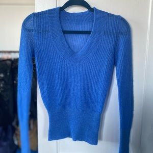 Jacquemus Alpaca blend Sweater Blue size 40